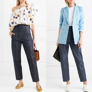TIBI RAW Structured DENIM Easton Jeans High Waist